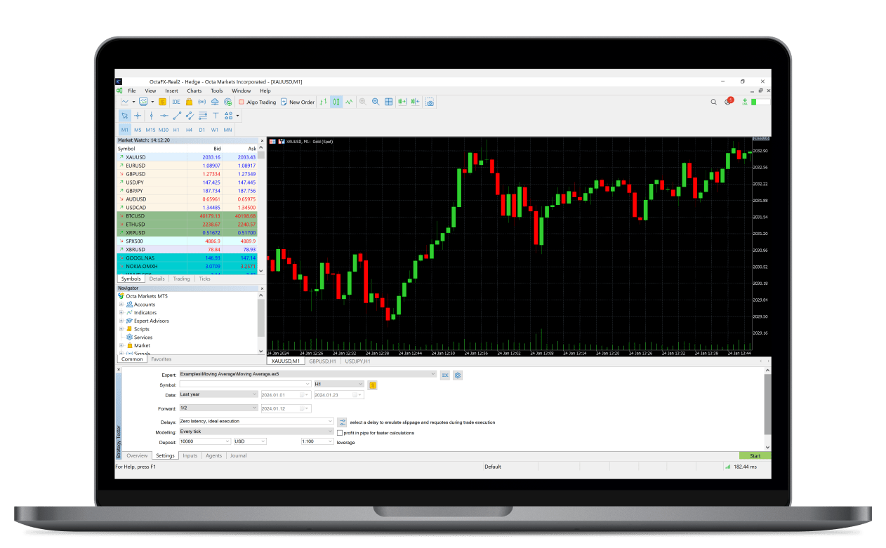 MetaTrader 5 Forex trading platform, application